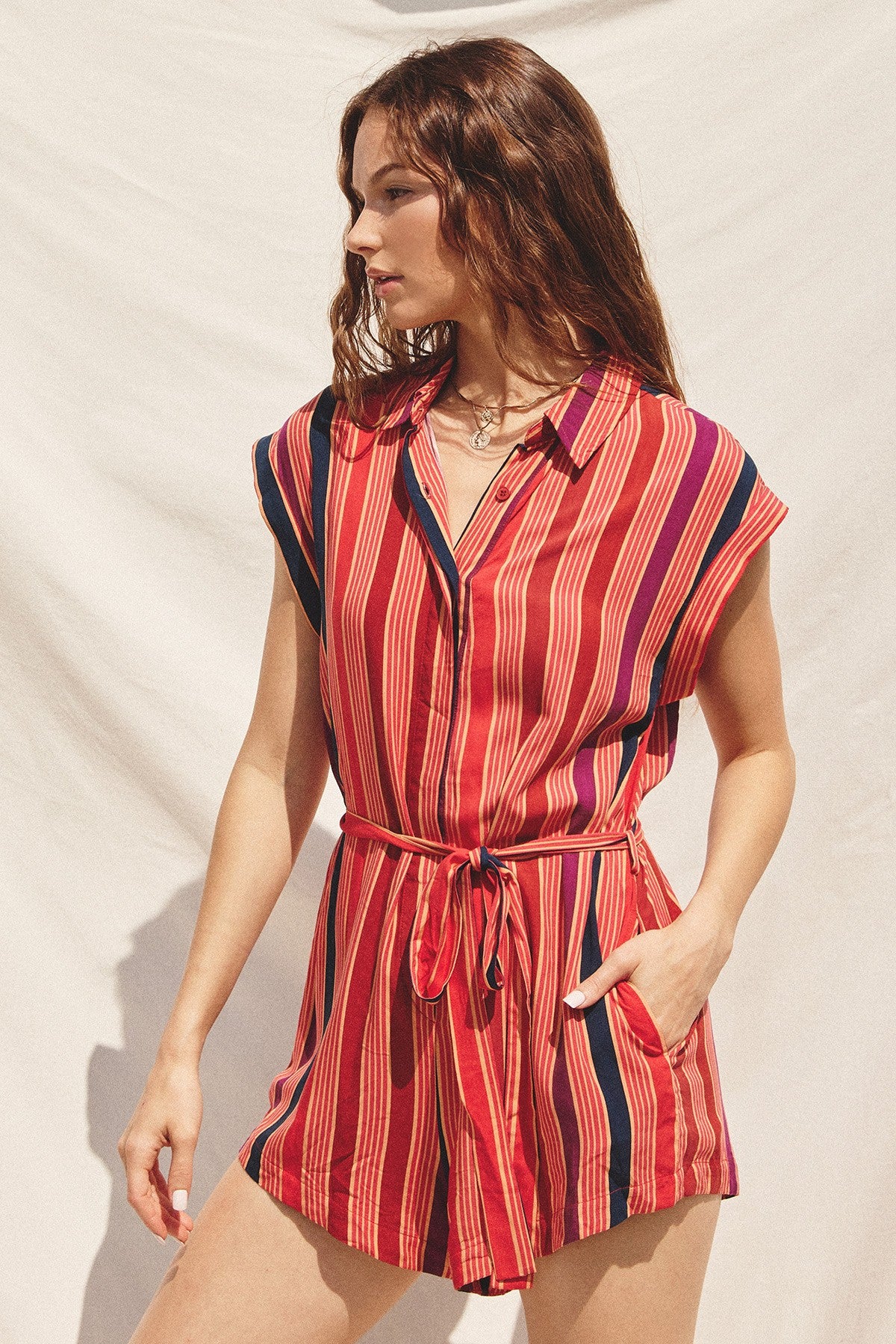 Striped Romper