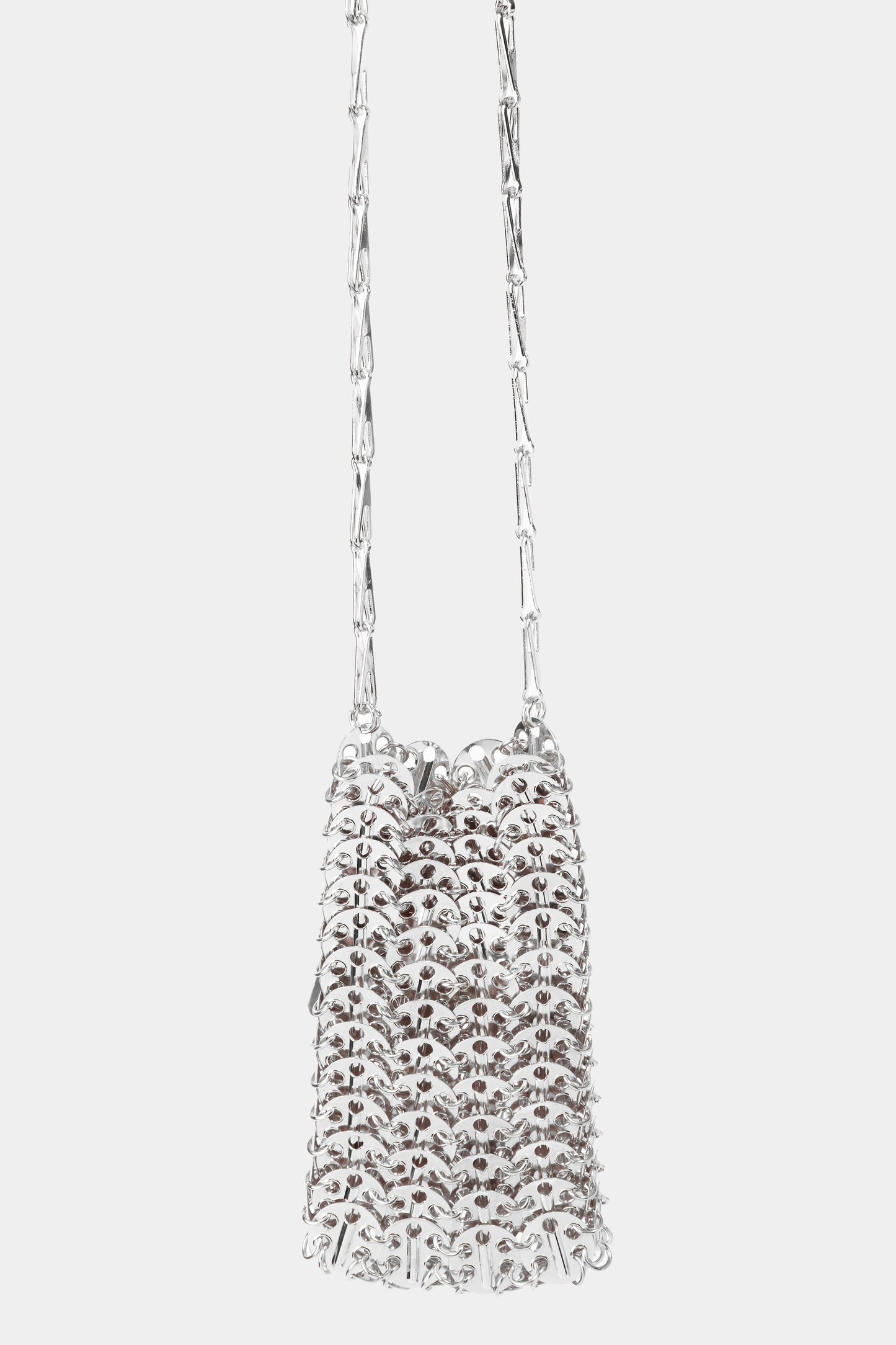 Metallic Disc Chain Mail Side Bag - Choli Bags