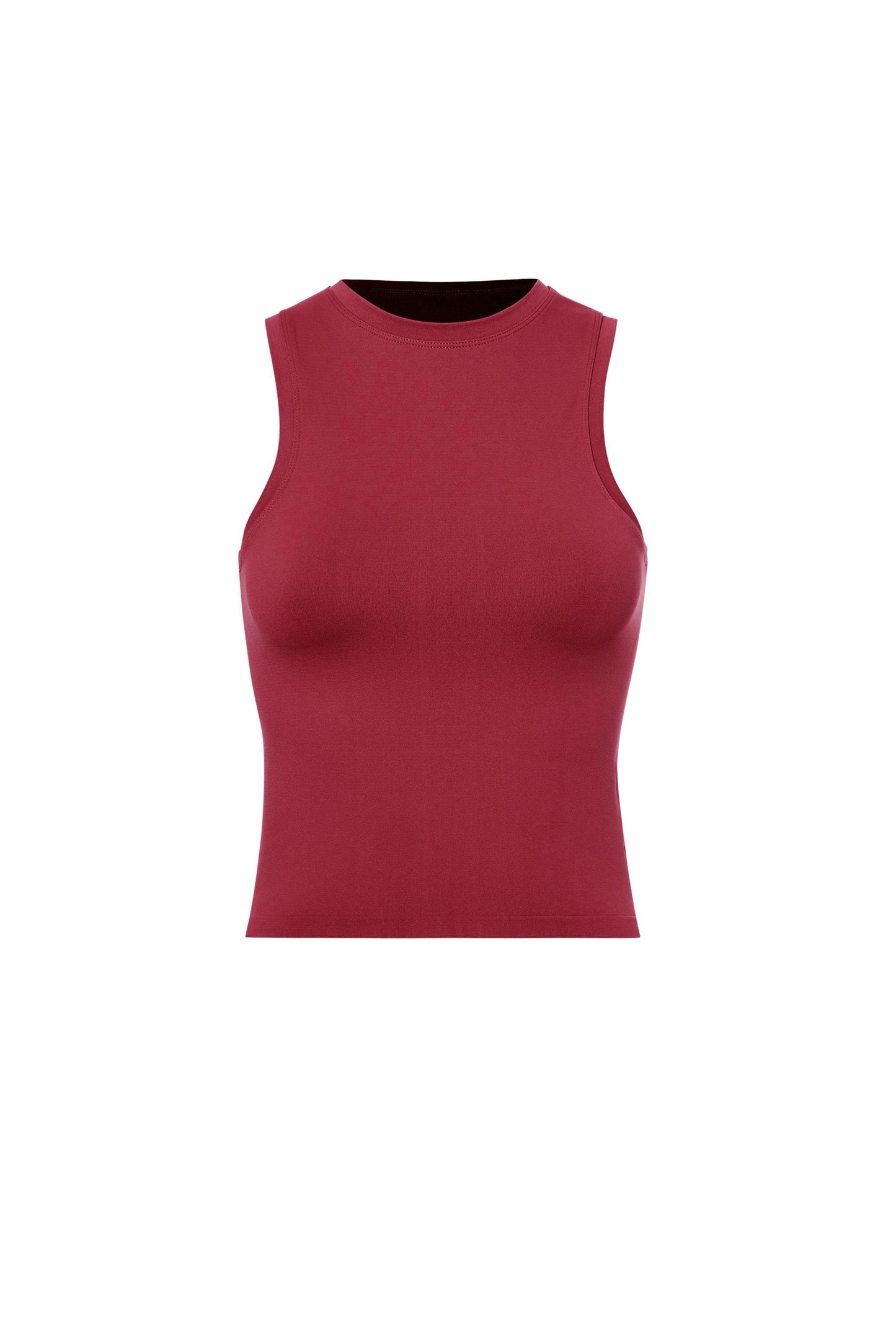 Burgundy Basic Top