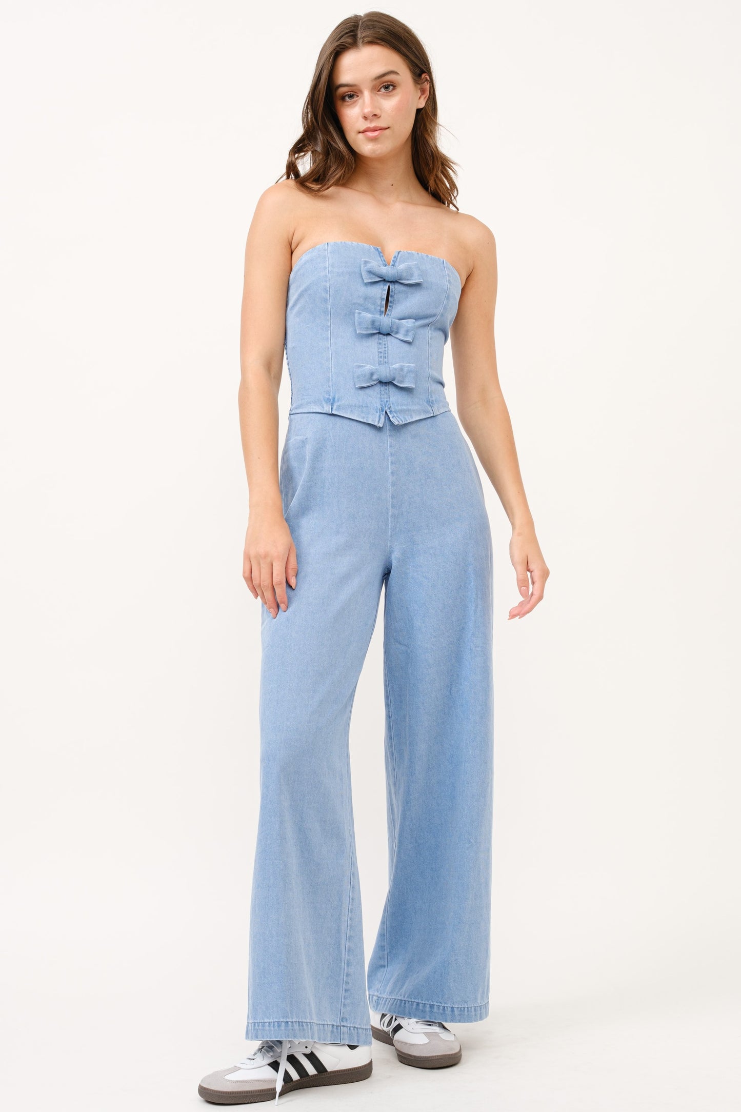 Light Denim Jumpsuit