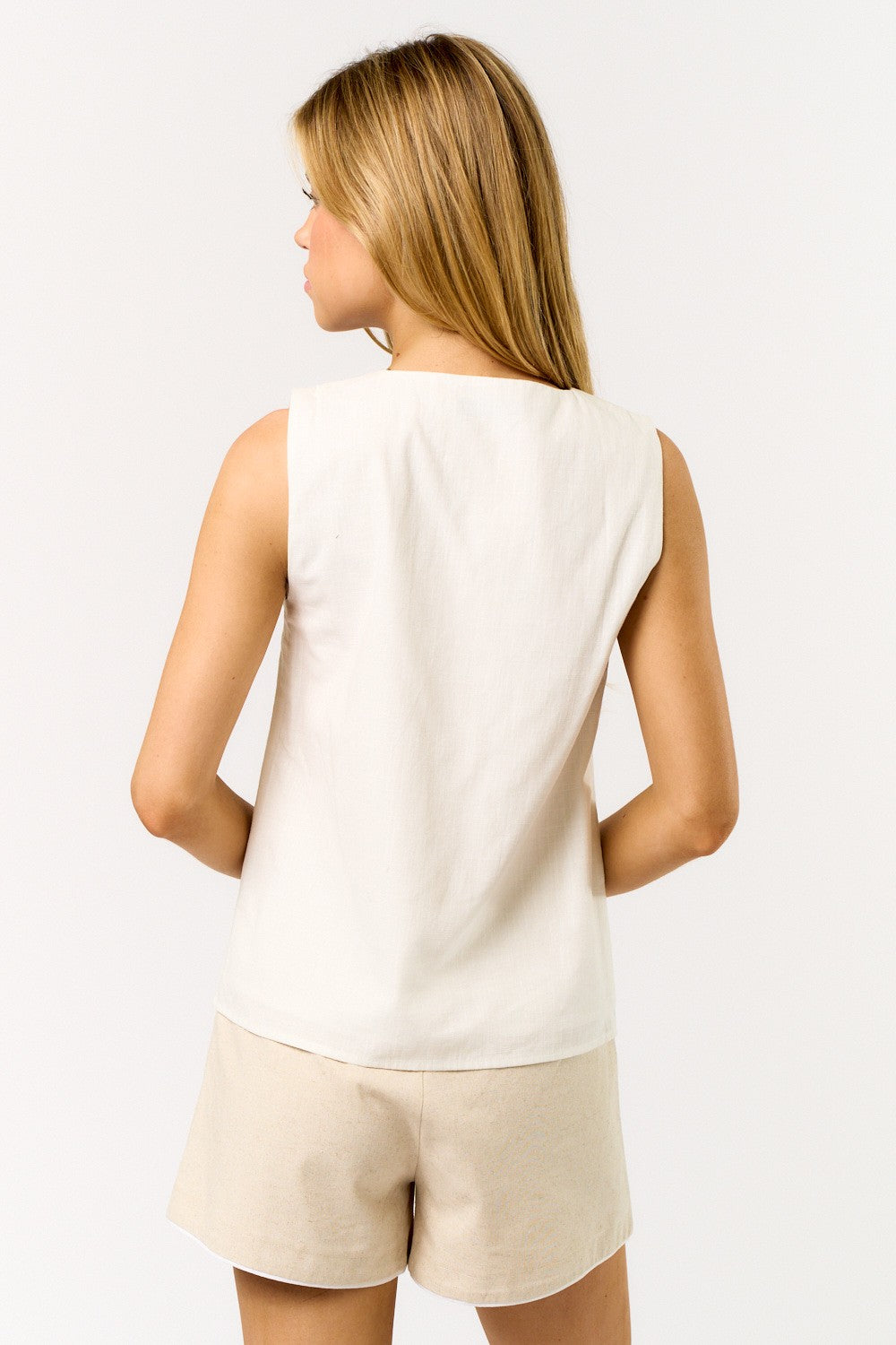 Linen White Top