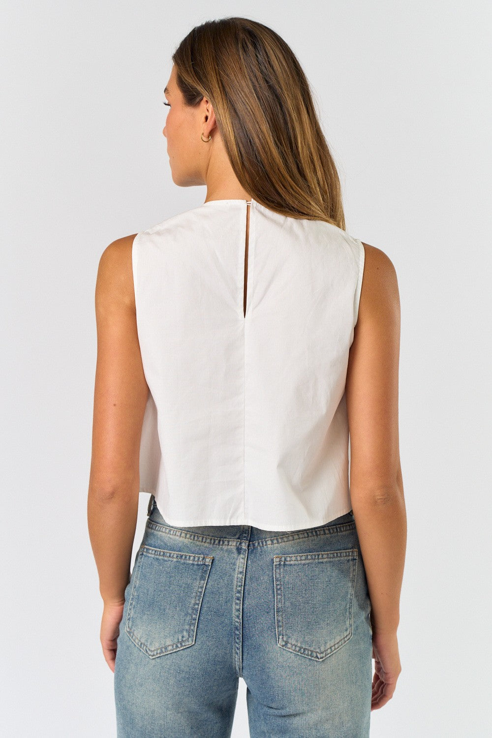 Bow Detail Top