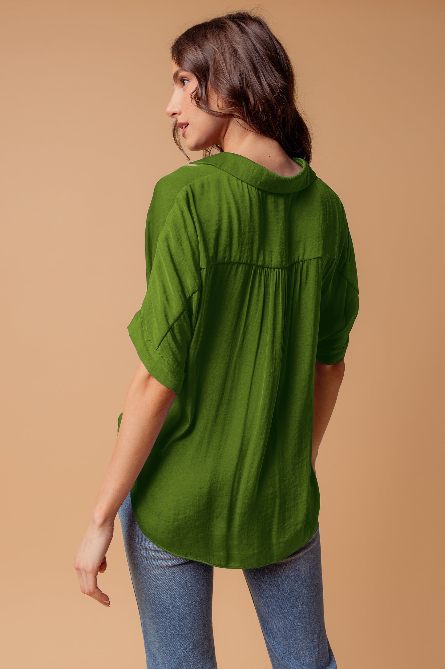 Calla Green Blouse