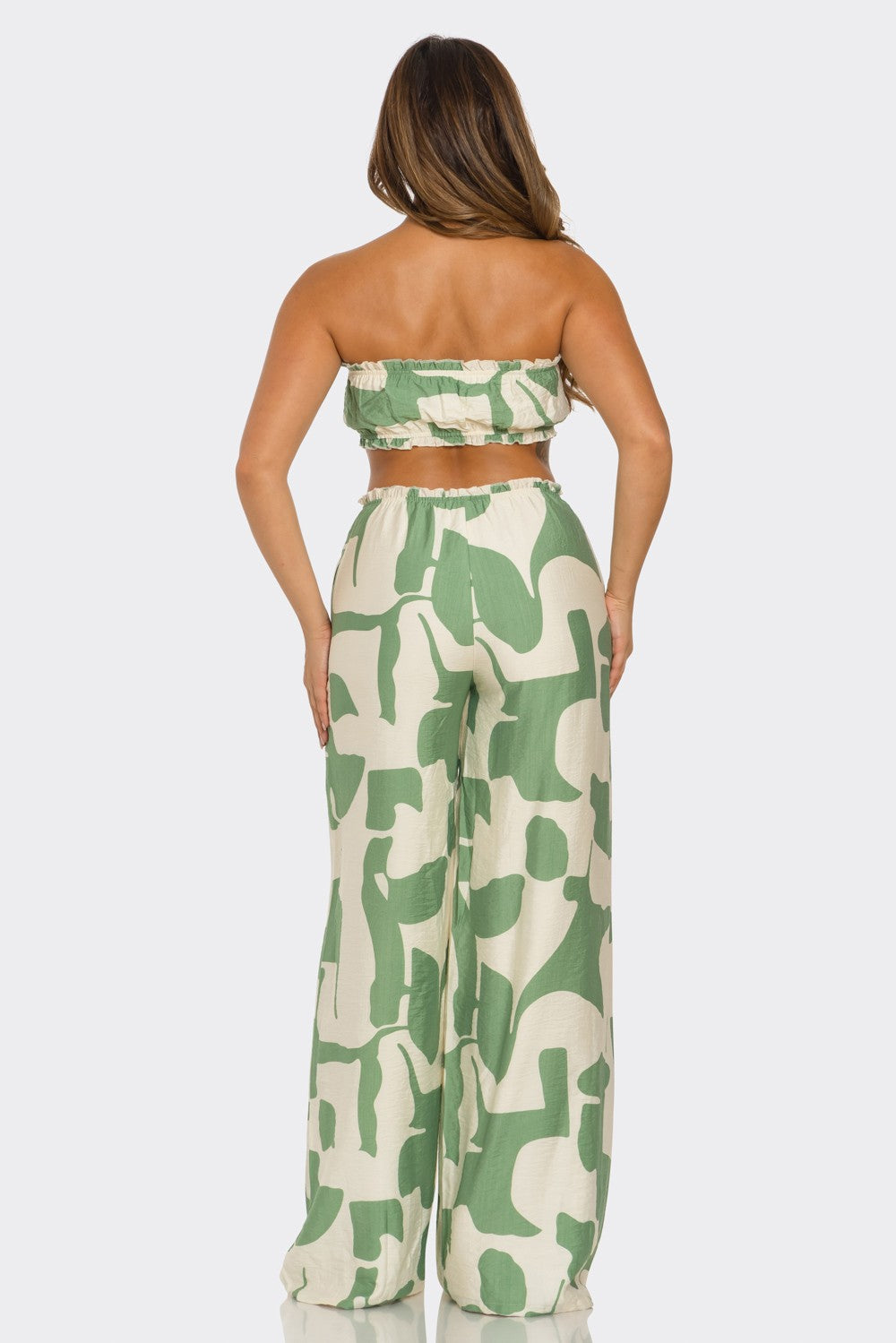 Abstract Cut-Out Jumpsuit