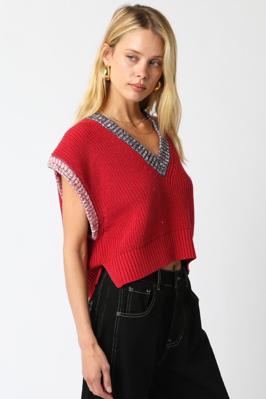 Janie Sweater Red
