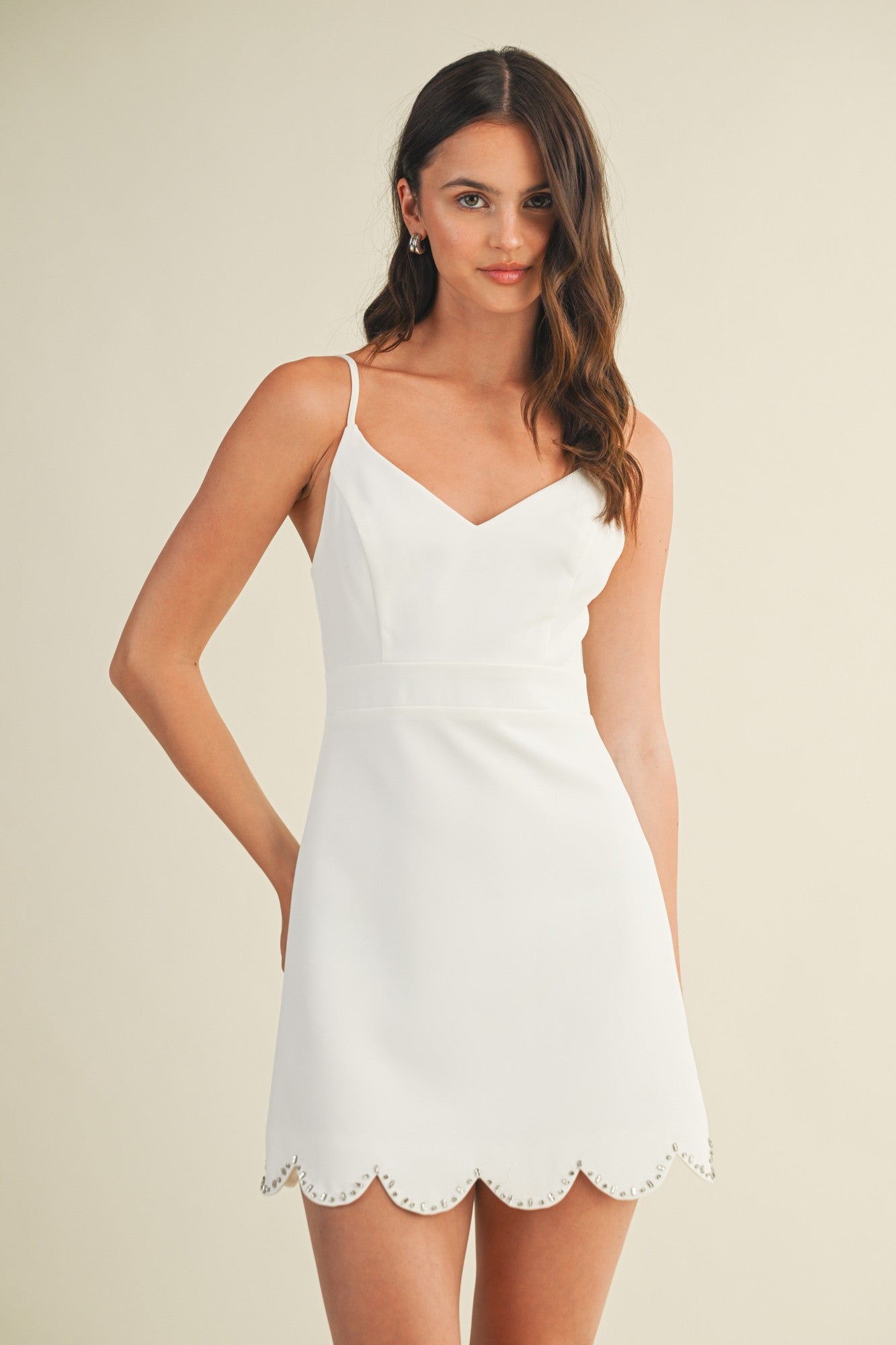 Fabi Mini Dress White