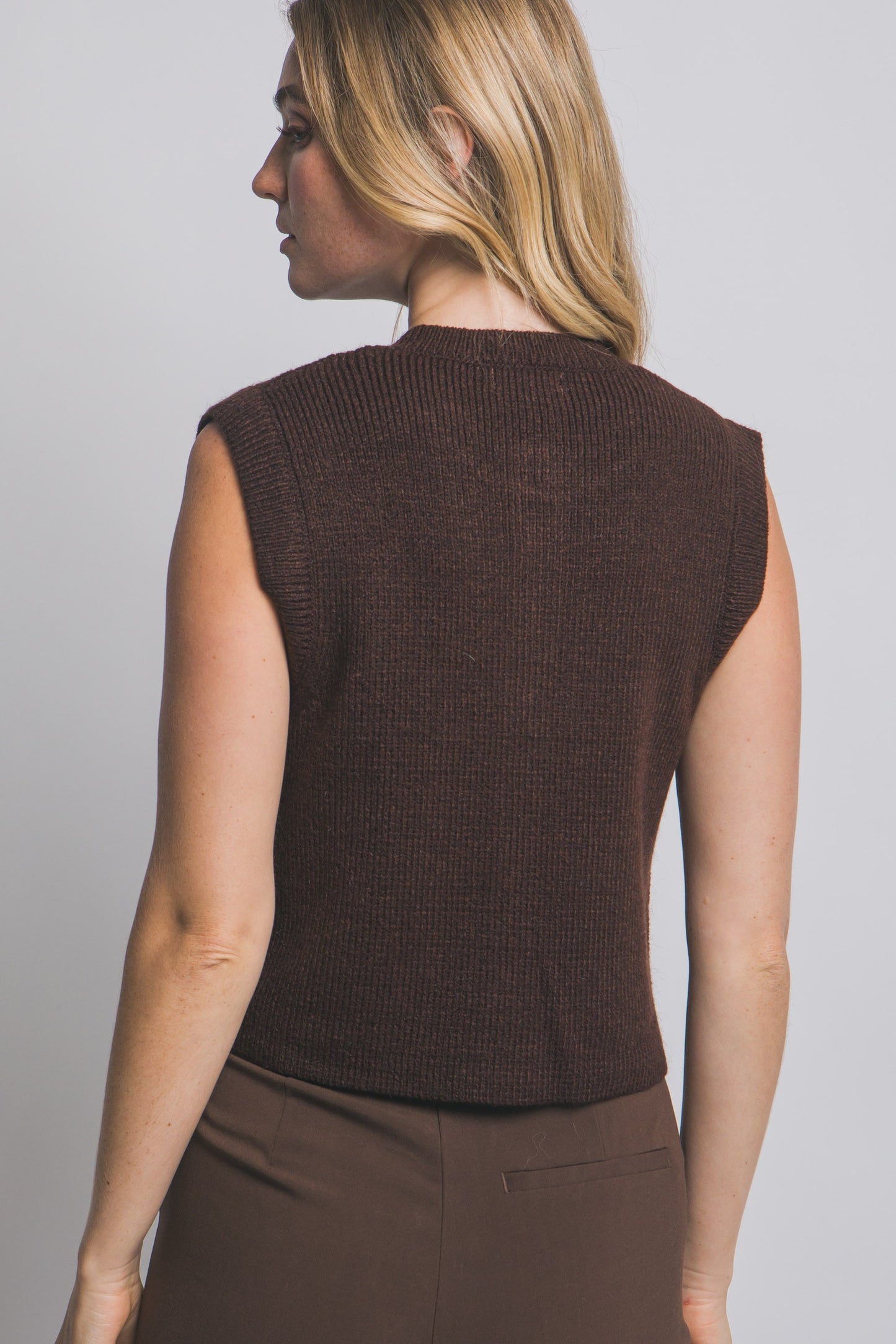 Mocha Vest Top