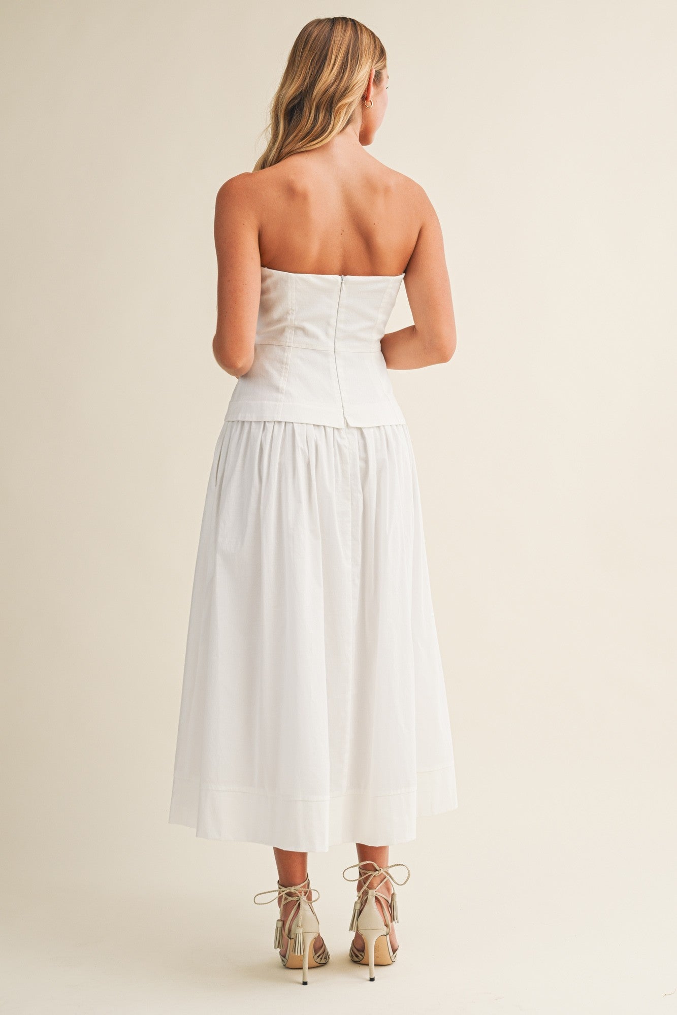 White Midi Dress