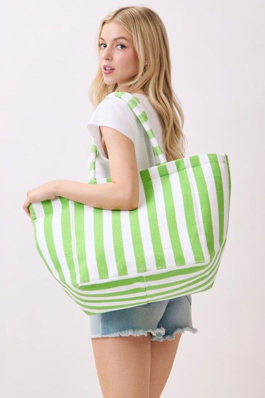 Towel Tote Bag Green