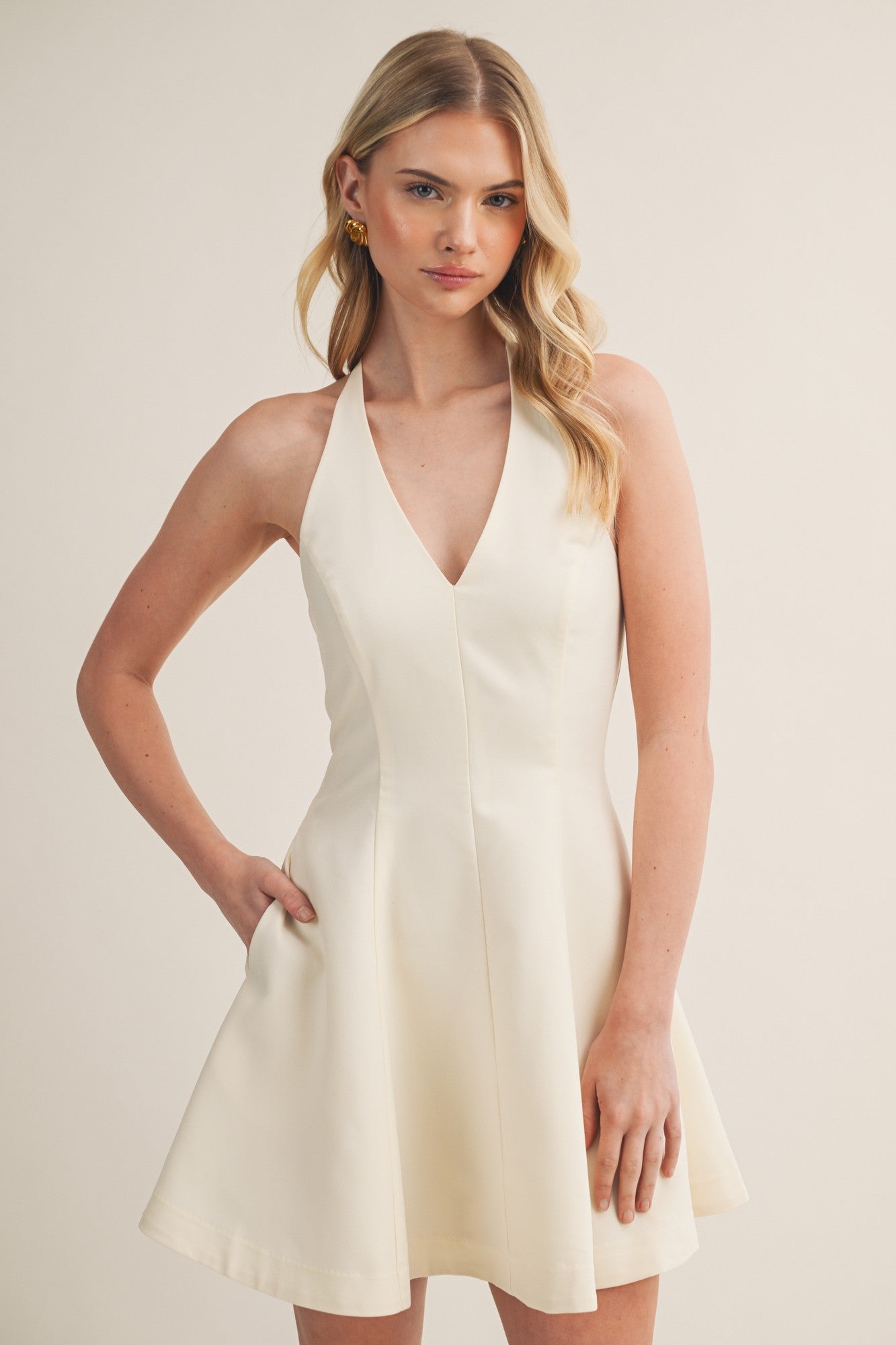 Lexi Mini Dress Cream