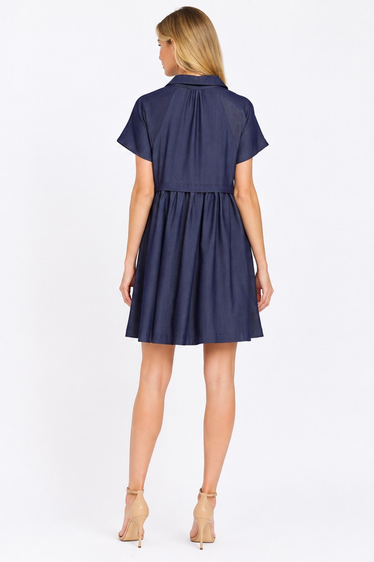 Denim Flowy Dresss