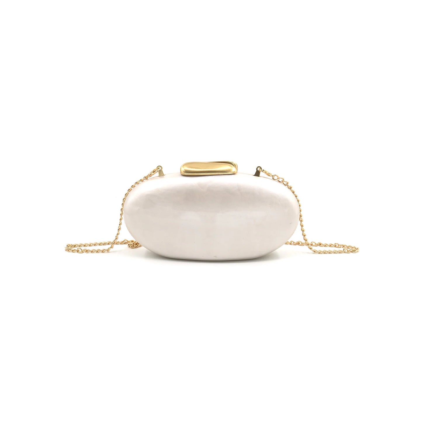 Beige Clutch (Removable Chain)