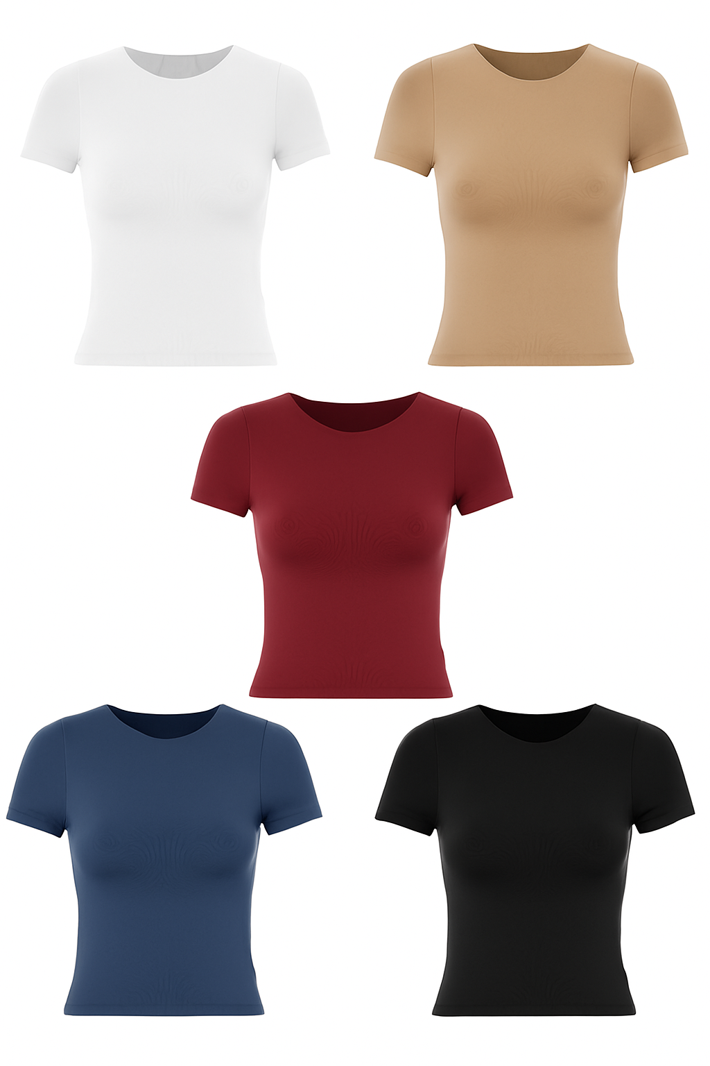 Round Neck Short Sleeve Basic