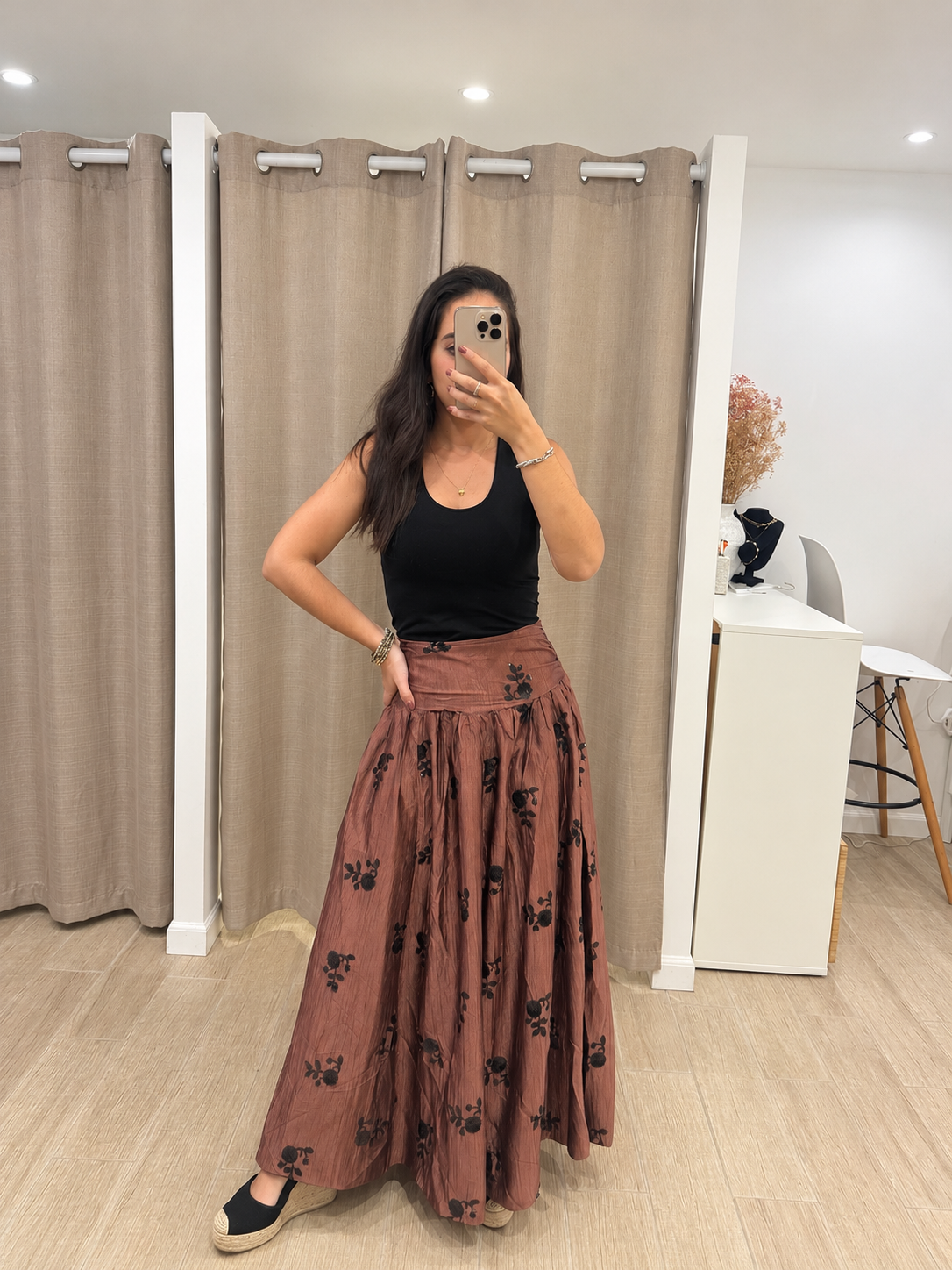 Pia Sequin Skirt