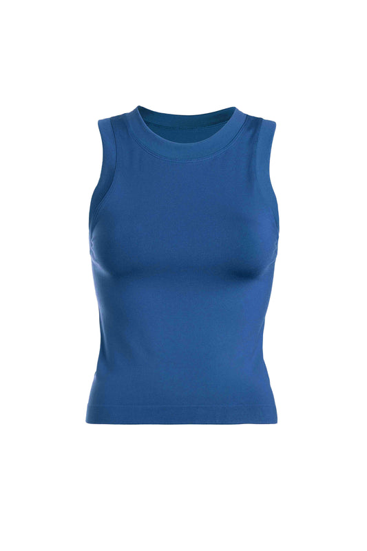 Steel Blue Basic Top