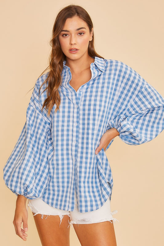 Endless Summer Blue Blouse