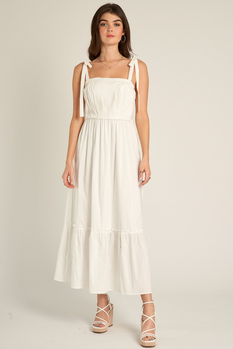 Mallorca Midi Dress White