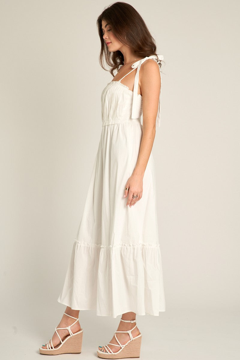 Mallorca Midi Dress White