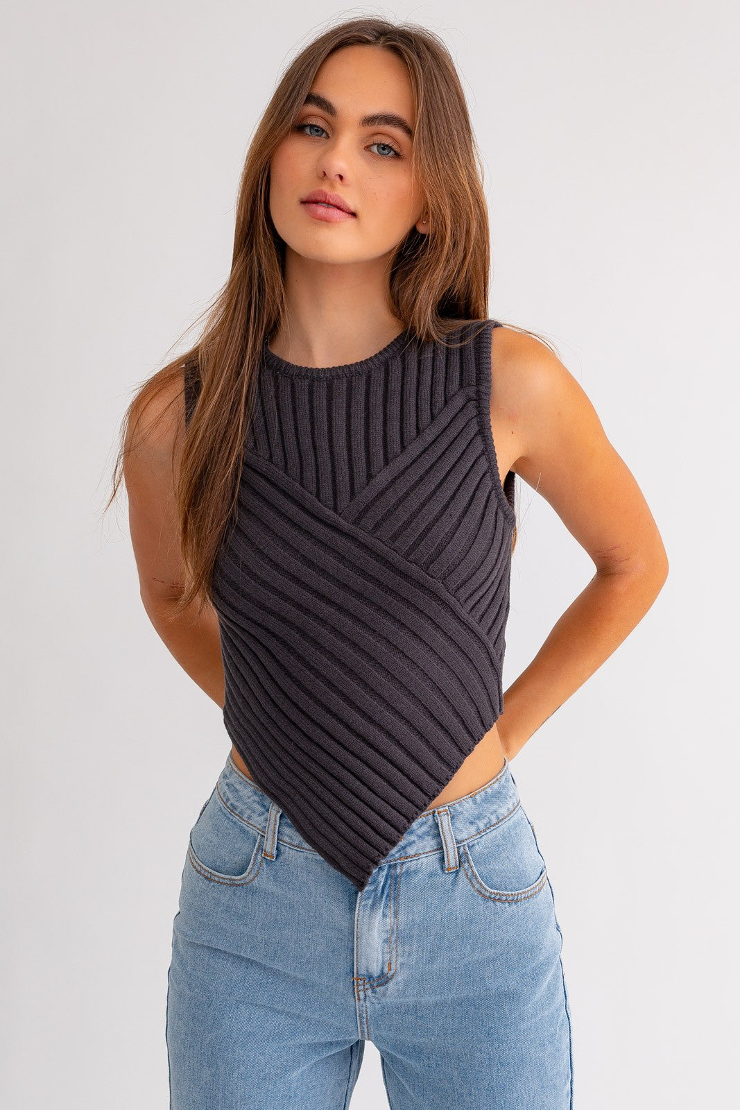 Radiant Midnight Ripple Top