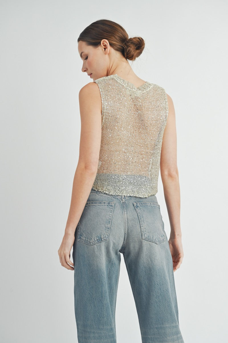 Gold Shimmer Top