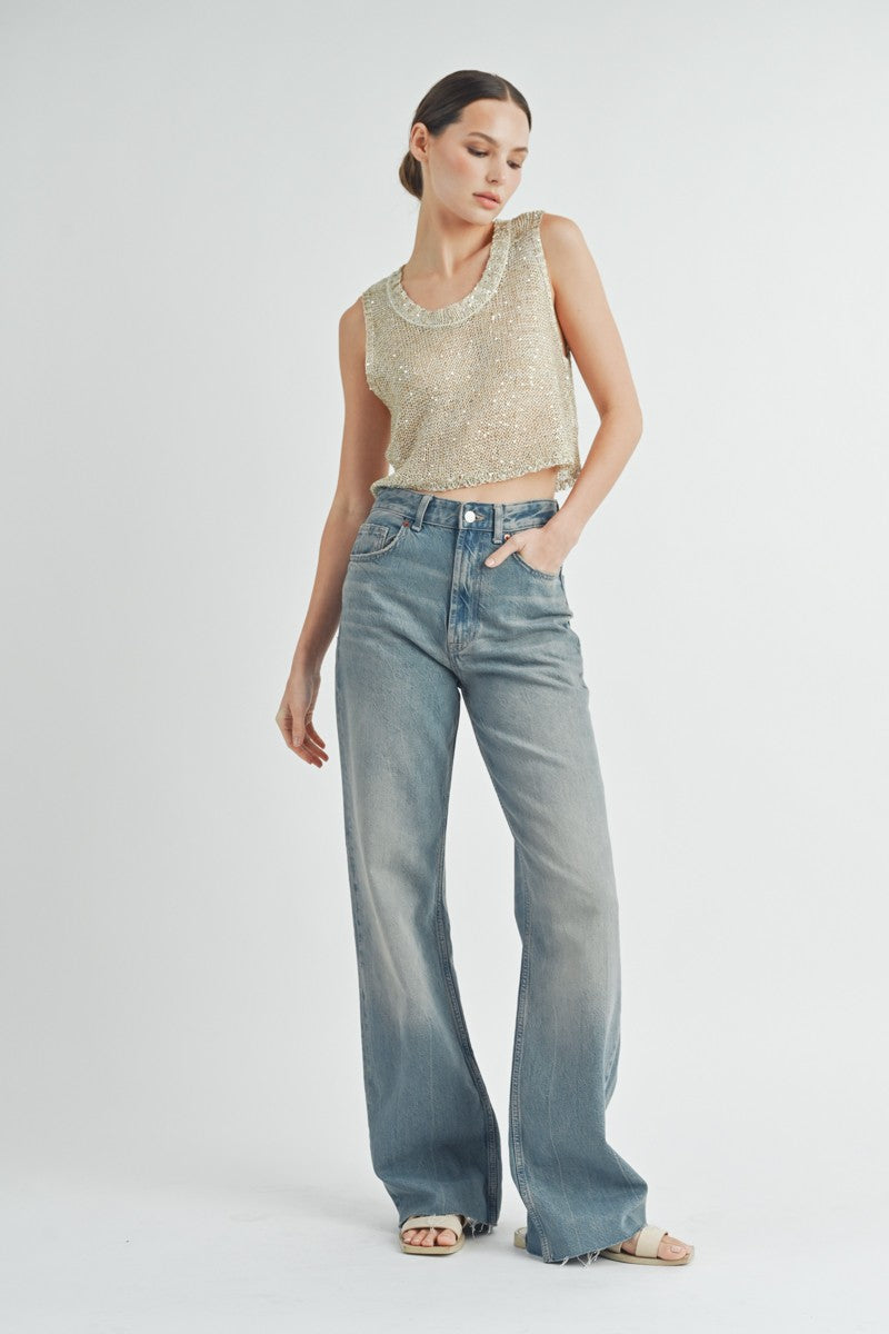 Gold Shimmer Top
