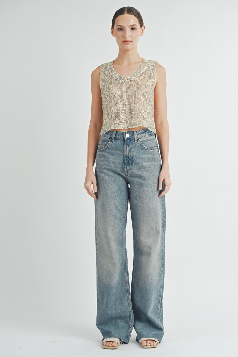 Gold Shimmer Top