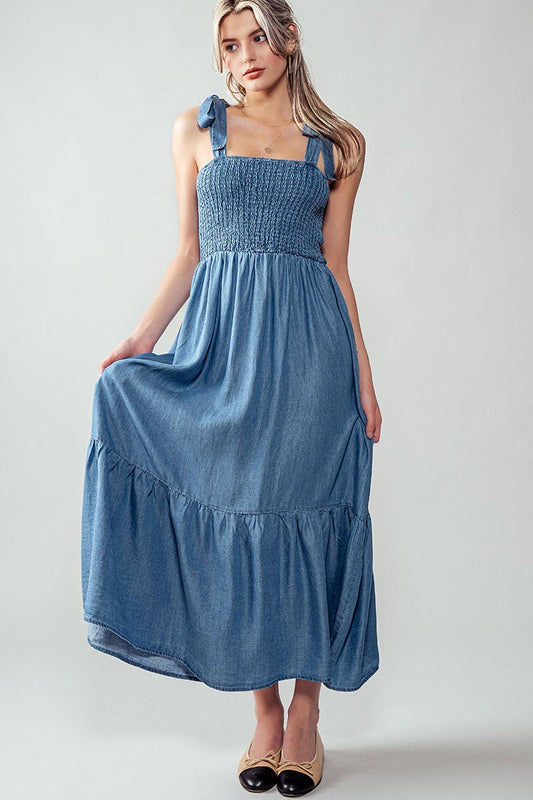 Denim Maxi Dress