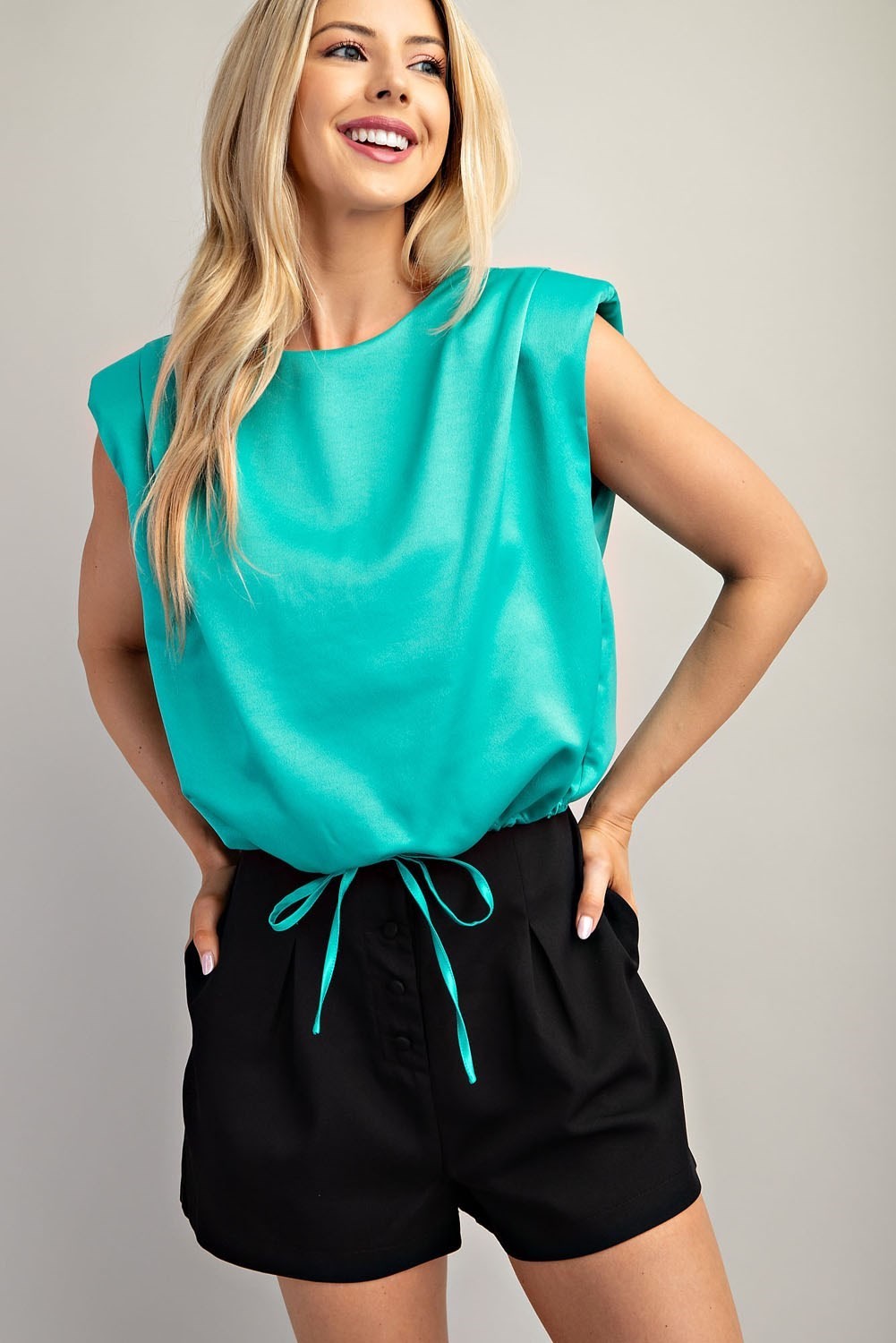 Pia Top Turquoise