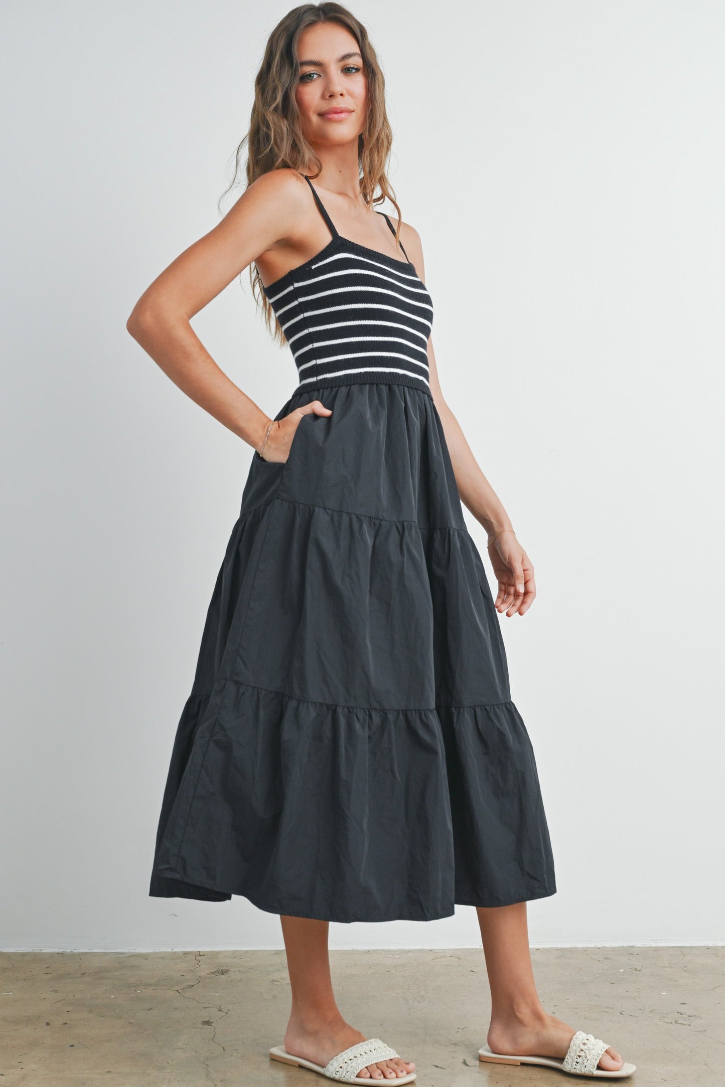 Loren Striped Maxi Dress