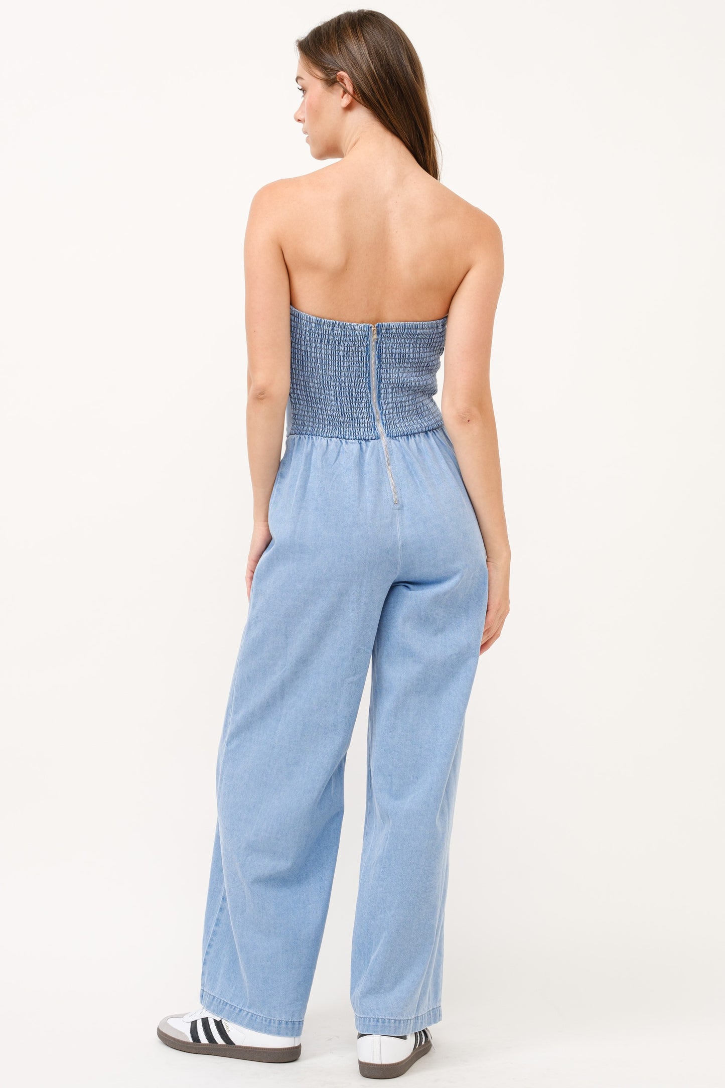 Light Denim Jumpsuit