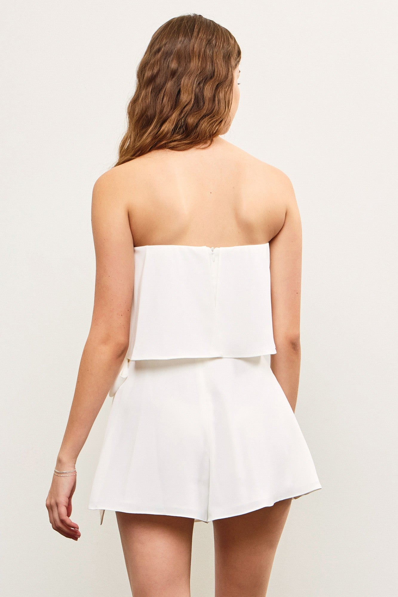 Solene Romper White