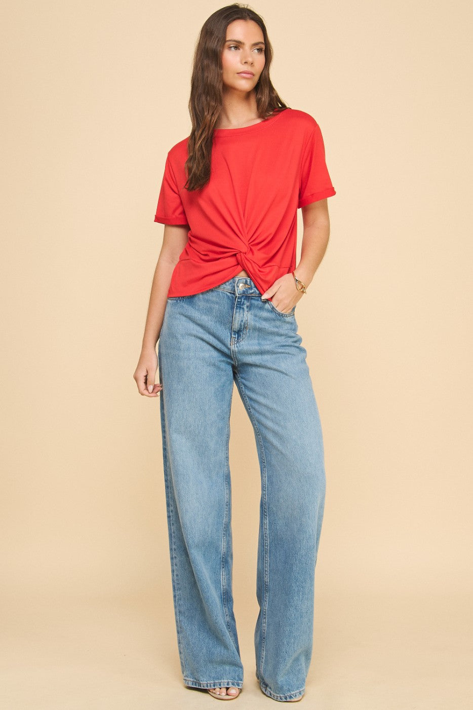 Twisted Know T-Shirt Red