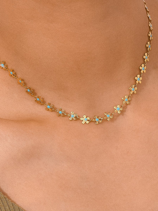 Daisy 18K Gold Non-Tarnish Necklace