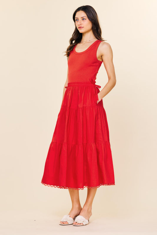Lora Red Dress