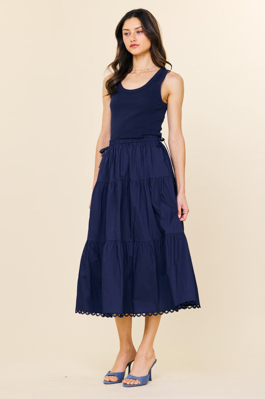 Lora Navy Dress