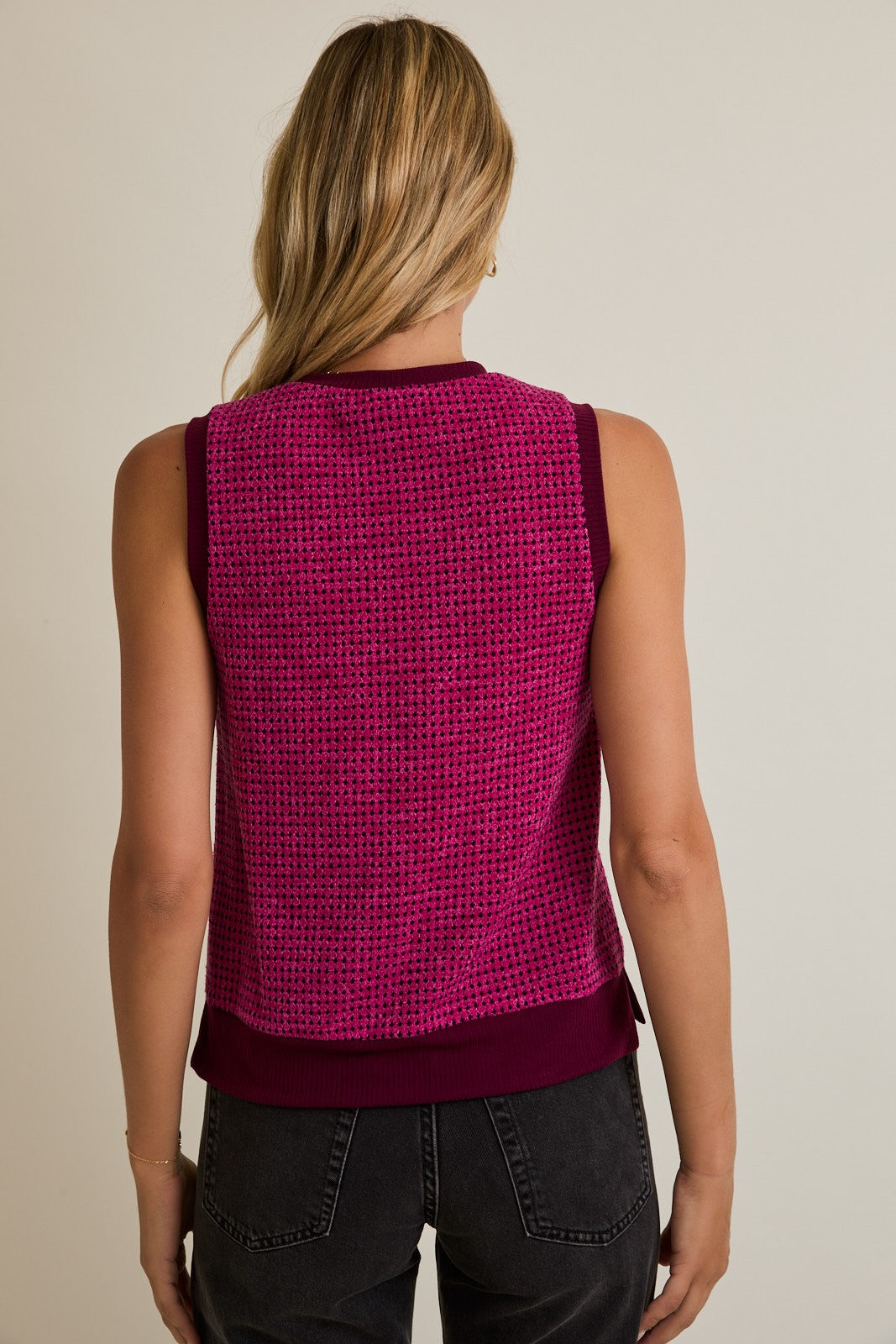 Magenta Burgandy Top