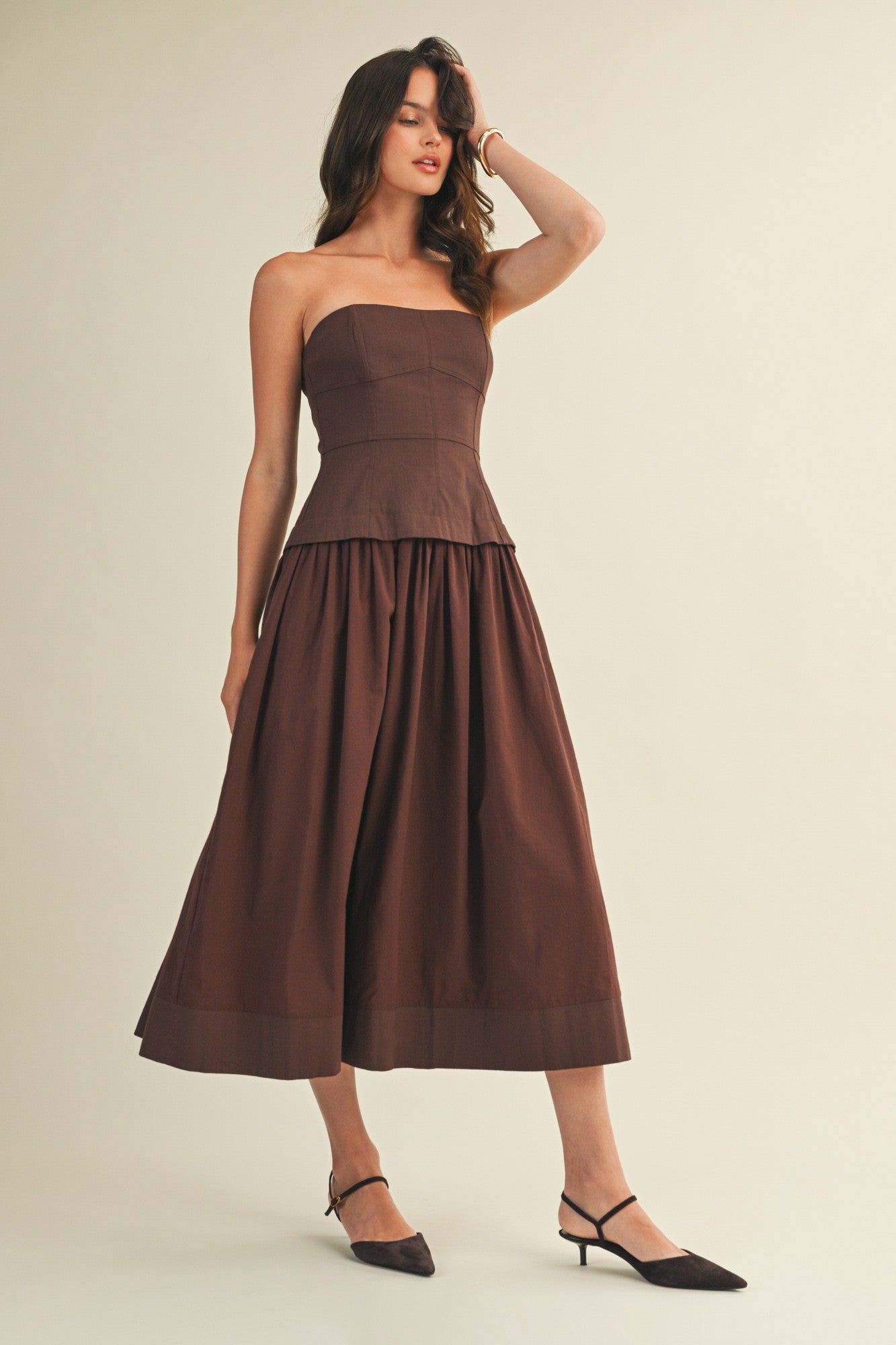 Mocha Midi Dress