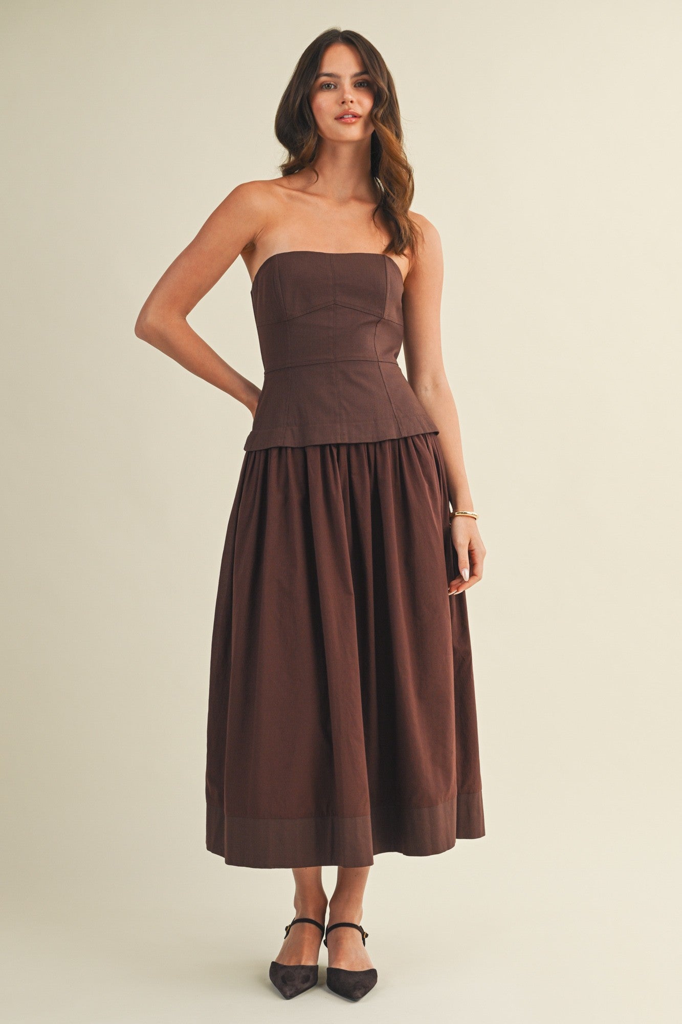 Mocha Midi Dress