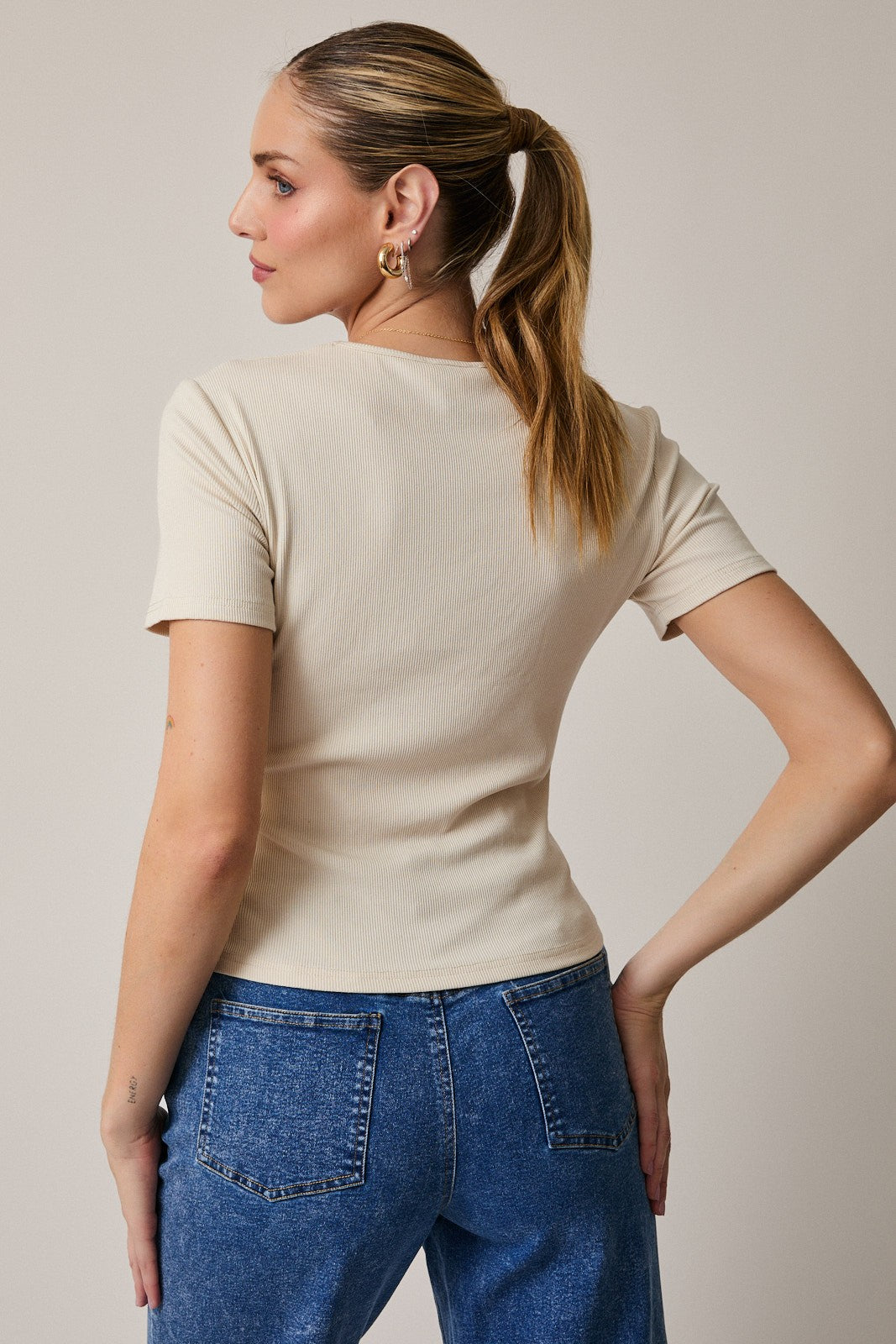 Martini Beads Rib Top