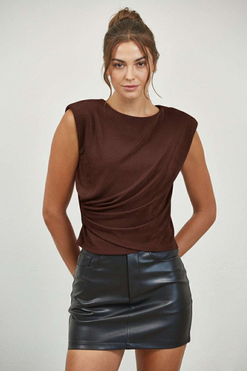 Siena Top Brown