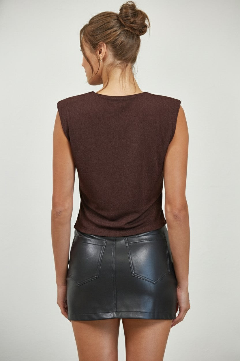 Siena Top Brown