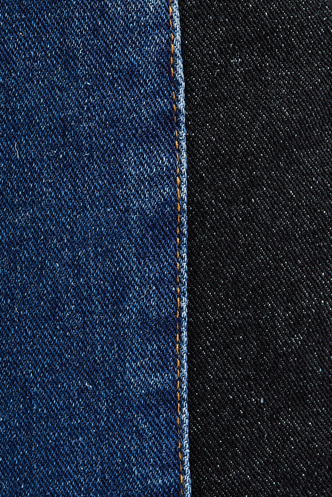 Side Bow Detail & Contrast Denim Mini Skirt