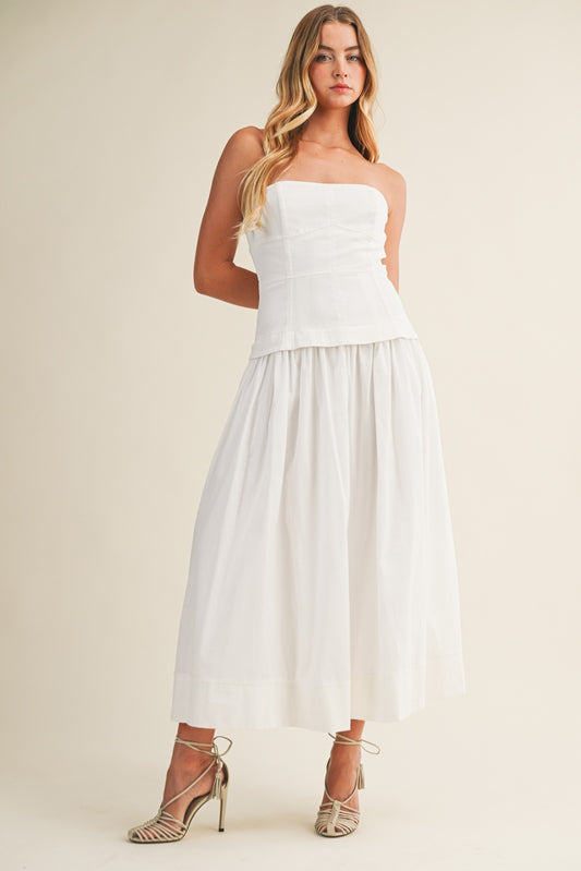 White Midi Dress