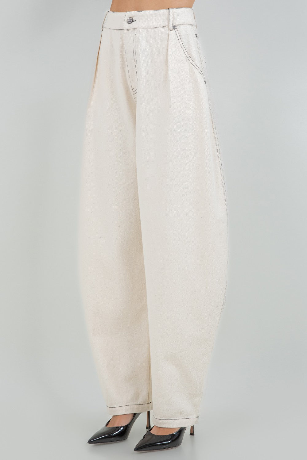 Oatmeal Barrel Pants