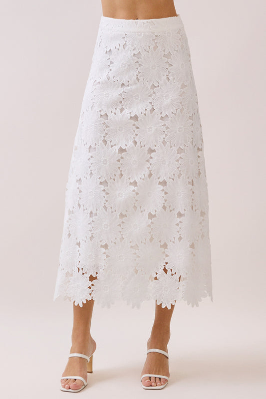 Floral Lace Skirt