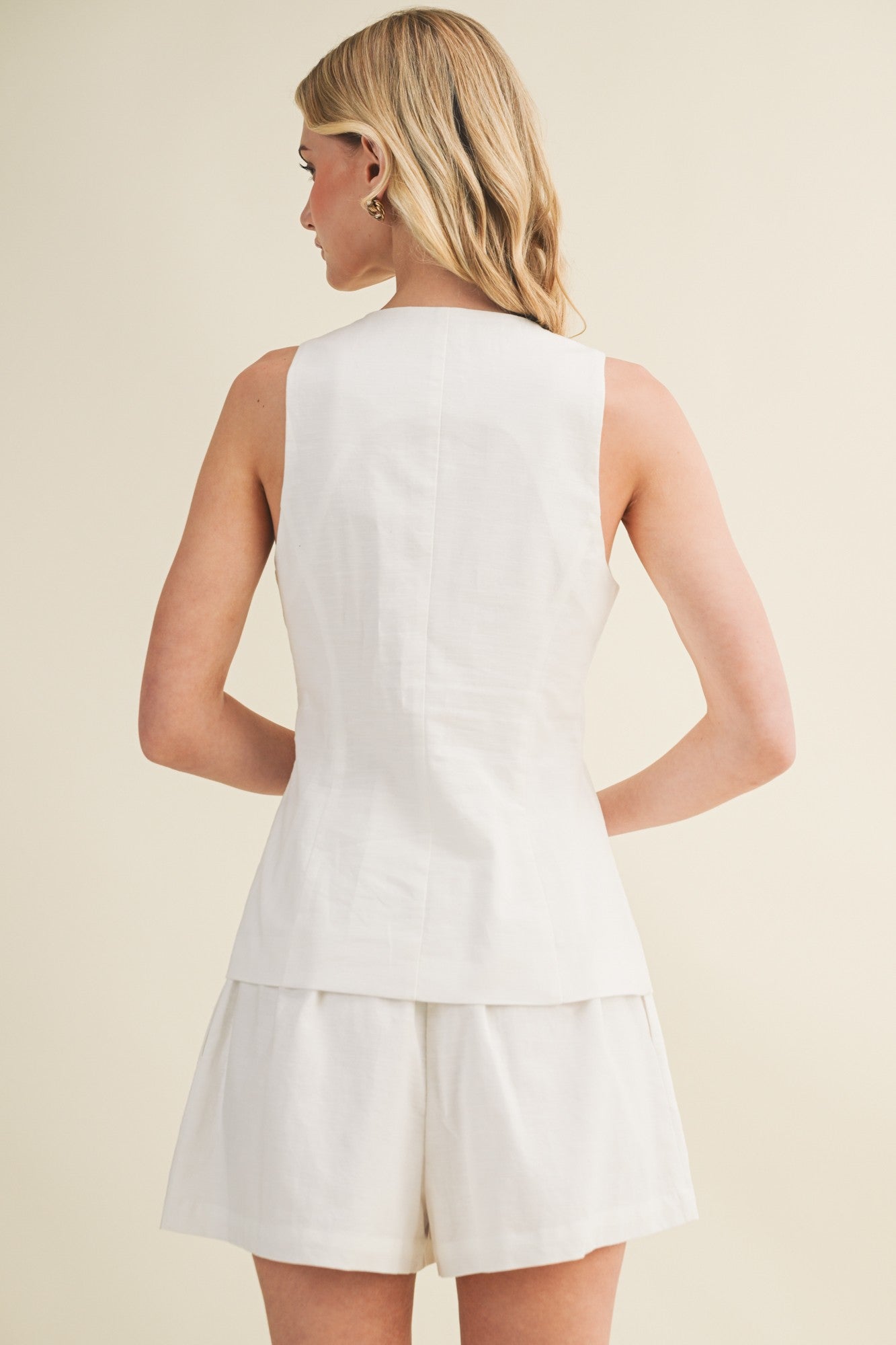 White Woven Set