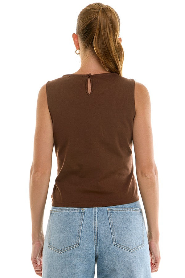 Mocha Twist Top