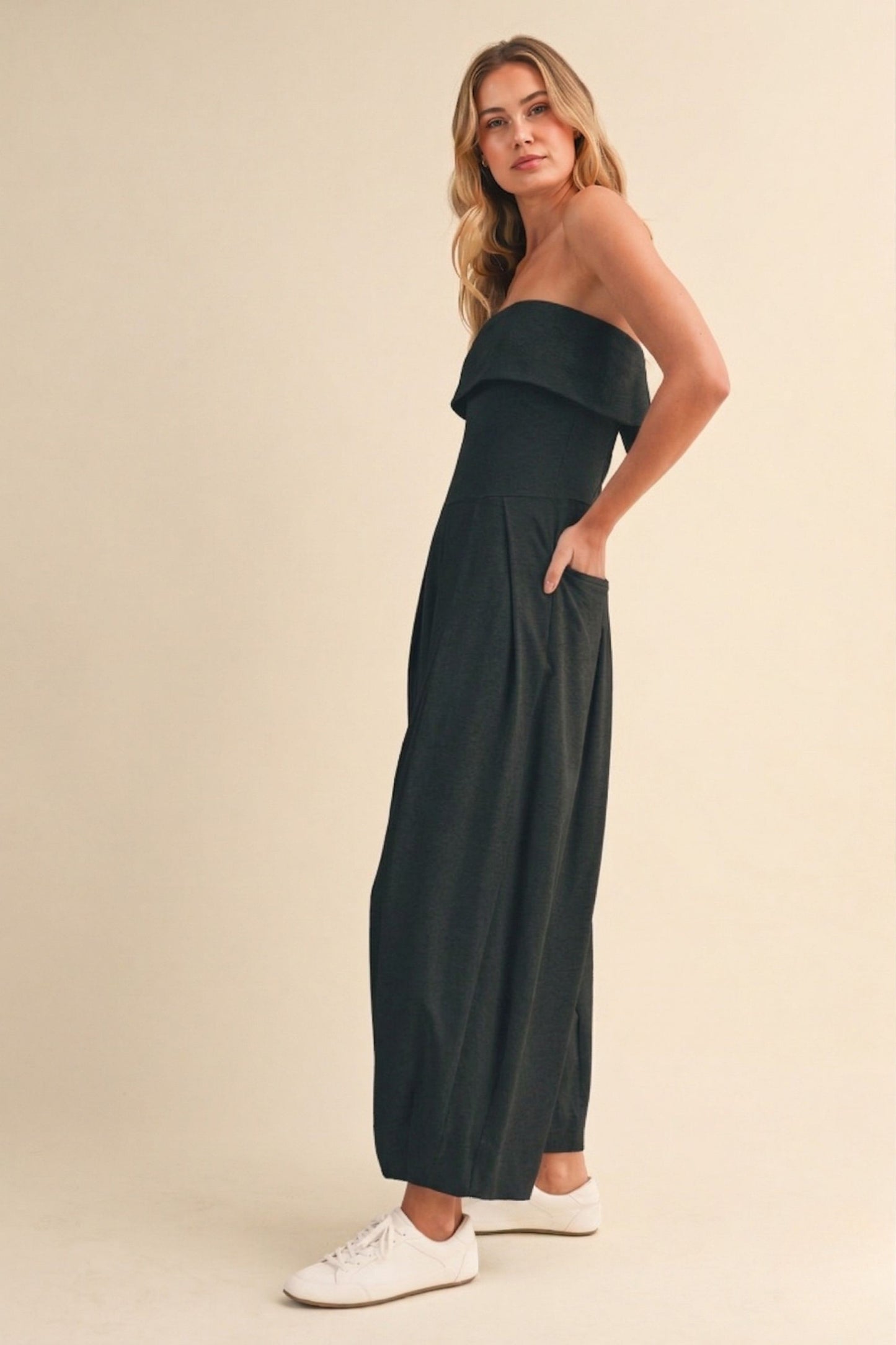 Black Barrel Jumpsuit