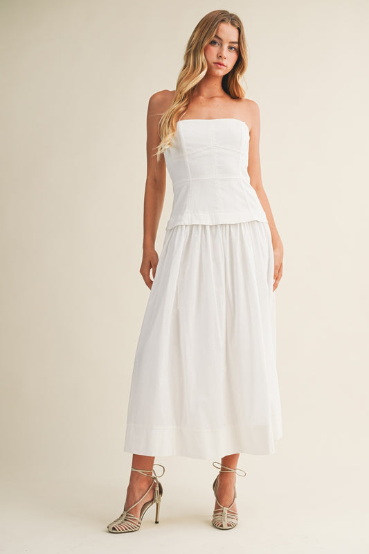 White Midi Dress