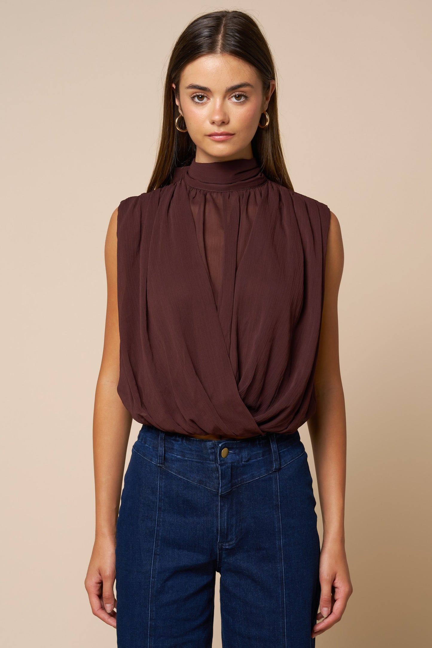 Vera Dark Brown Top